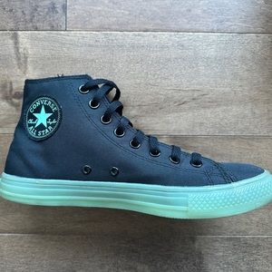 CONVERSE BLACK / AQUA